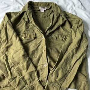 Ami Khaki Utility Jacket for Women